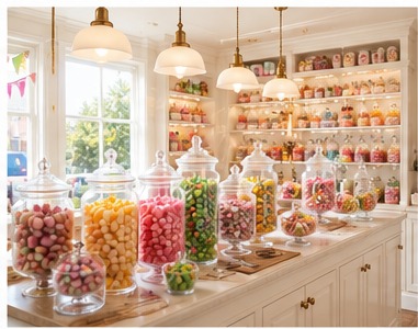 Bright candy boutique